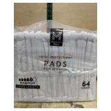 Long-Length Women's Protection Pads, 64 Count