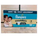 Pampers Swaddlers Size 7 Diapers, 100-Count