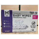 Fragrance-Free Baby Wipes, 1152 Count