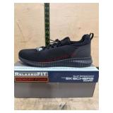 Men's Black Slip-Resistant Work Sneakers, Size 13