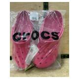 Pink Men's Slip-On Clogs, Size 11