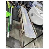 Vintage wooden sled