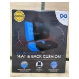 Gel infused seat & back cushion