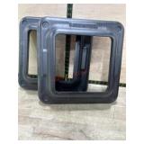2 plastic step platform risers