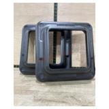 2 plastic step platform risers