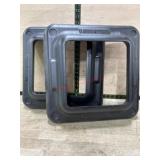 2 plastic step platform risers