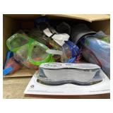 Box of swim goggles