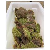 Tote of faux grass