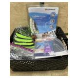 Basket of misc items