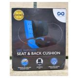 Gel infused seat & back cushion