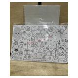 2-50 pack Christmas activity place mats