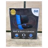 Gel infused seat & back cushion
