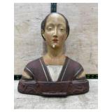 vintage Italian Florentine noblewoman bust- has