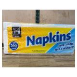 Pack of 300 White Disposable Napkins