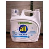 Liquid Laundry Detergent, Free & Clear