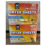 Fresh Scent Dryer Sheets, 480 Ct.