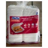 Hefty Hinged Lid Food Containers, Pack of 125