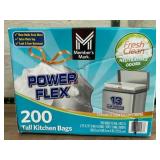 200 Tall Kitchen Bags With Expandable Grip