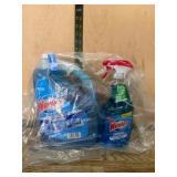 Glass Cleaner Set with Refill and Spray Bottle