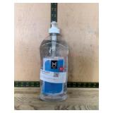 Clear Pump-Top Hand Sanitizer Bottle