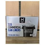 320 Commercial Trash Can Liners, 33 Gallon