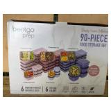 90-Piece Food Storage Container Set
