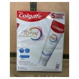 Colgate Total Whitening Toothpaste, 5-Pack