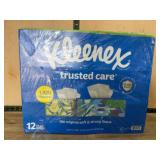 Kleenex Trusted Care Facial Tissues, 12 Boxes