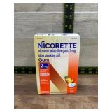 Nicorette Nicotine Gum 2mg, 100 Pieces