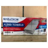 Marathon Multifold Paper Towels, 16 Packs