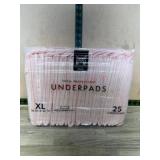 Pack of 25 XL Disposable Underpads