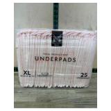 XL Total Protection Underpads, 25-Pack