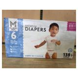 Size 6 Disposable Diapers, 138-Count