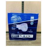Attends Overnight Briefs, XL, 14-Count
