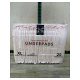 Pack of XL Disposable Underpads, 25 Count