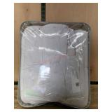 Queen-Sized White Comforter Set