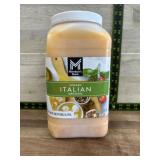 Golden Italian Dressing in Plastic Container
