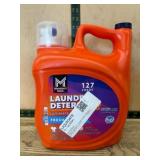 Orange Bottle of Liquid Laundry Detergent, Fresh S