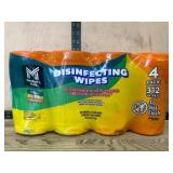 Disinfecting Wipes, Pack of 4, 312 Total Wipes