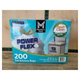 200 Tall Kitchen Bags with Drawstring Closures