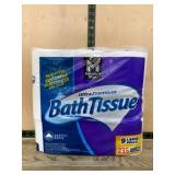 Bath Tissue, 9 Large Rolls, 235 Sheets per Roll