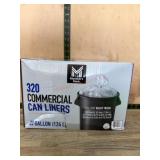 Commercial 33-Gallon Trash Can Liners