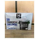 320 Commercial Can Liners, 33 Gallon