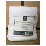 Soft Washed Queen Sheet Set with Pillowcases