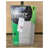 Swiffer Heavy Duty Dry Sweeping Cloths, 50-Count