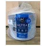Pack of 204 Ultra Paper Dinner Plates