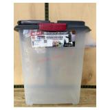 Weatherproof Storage Dispenser with Lid