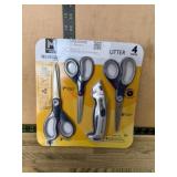 Multipurpose Scissor and Cutter Set, 4 Pieces