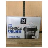 320 Commercial Can Liners, 33 Gallon