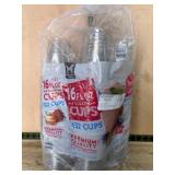 132 Clear Plastic Cups, 16 oz
